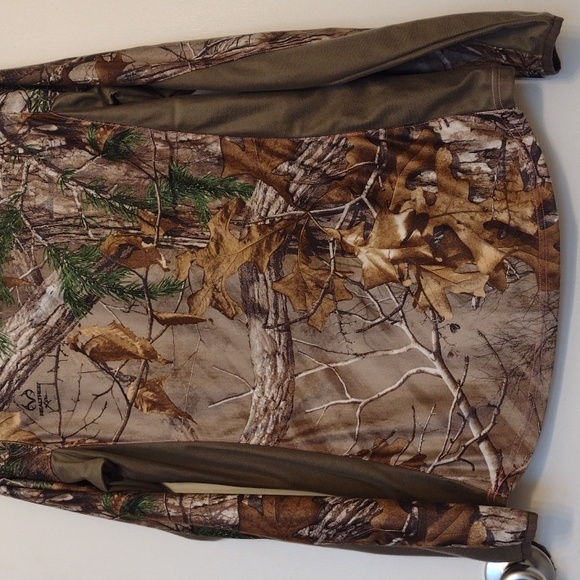 Game Winner Real Tree Felted Lightweight Fleece Camo Top size Small - Picture 10 of 12